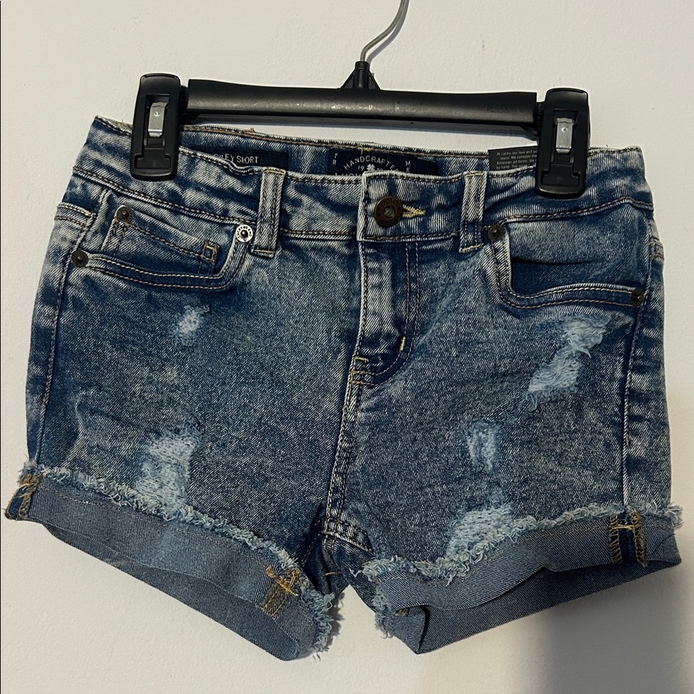 Lucky Brand Blue Distressed Jean Shorts